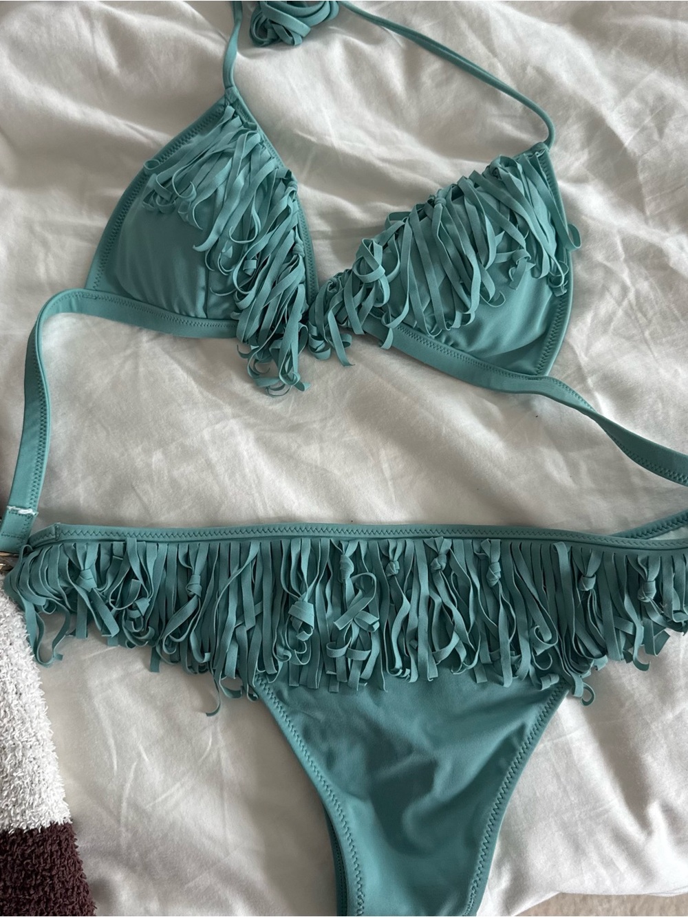 Victoria's Secret Safe Fringe Bikini Set